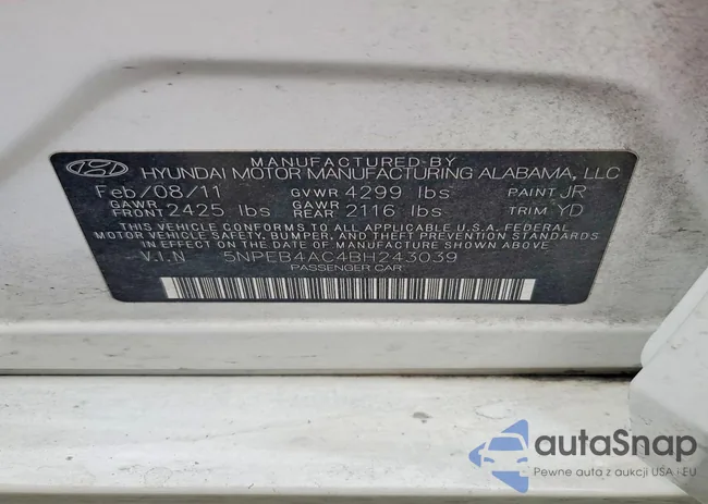 5NPEB4AC4BH243039: 72654705