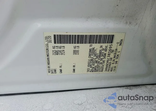 1N4AA6CV4LC385695: 99530385