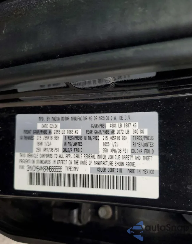 3MVDMBAM8RM666566: 99136485