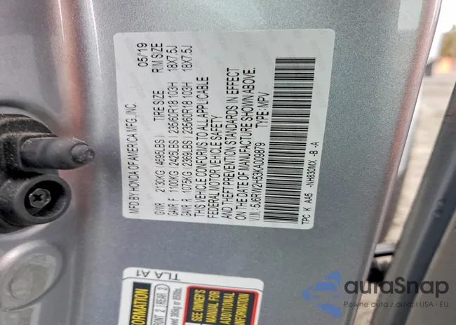 5J6RW2H53KA009879: 74491255