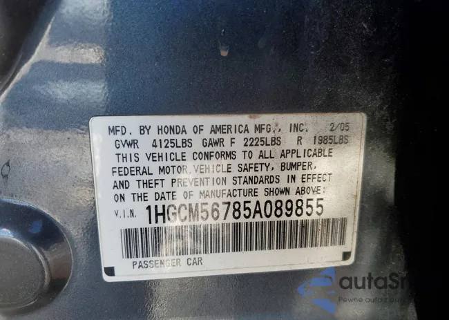 1HGCM56785A089855: 73643295