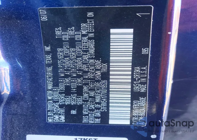 5TFRV54177X019526: 73241275