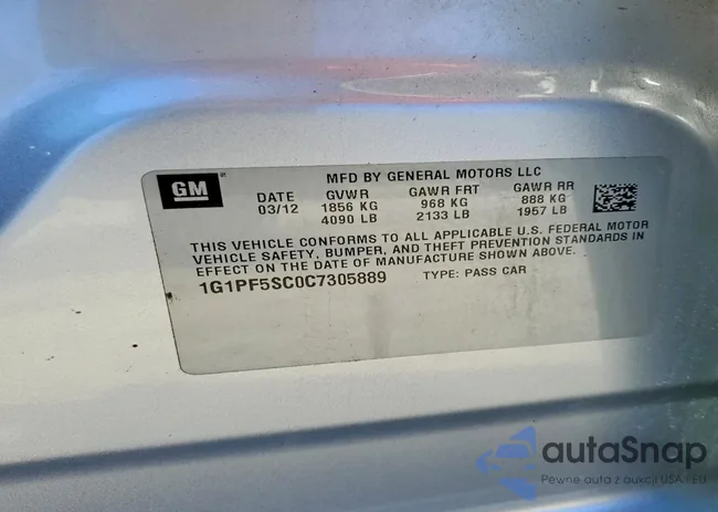 1G1PF5SC0C7305889: 73459675