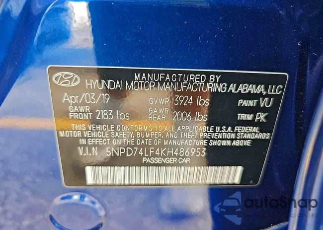 5NPD74LF4KH486953: 73756615