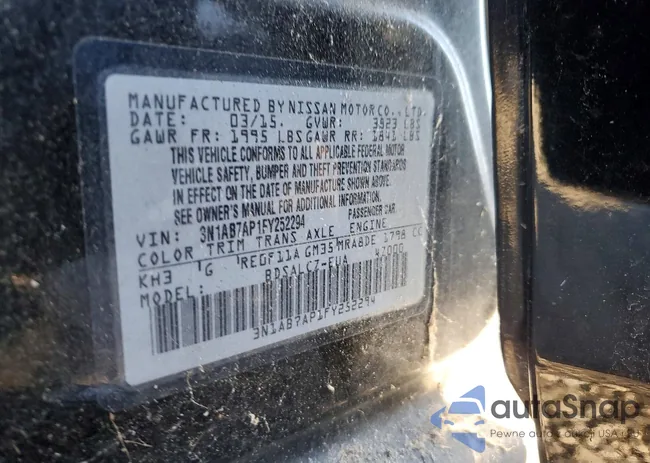 3N1AB7AP1FY252294: 72928045