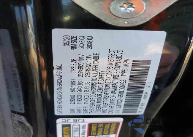 5J8TC2H65ML005922: 99676535