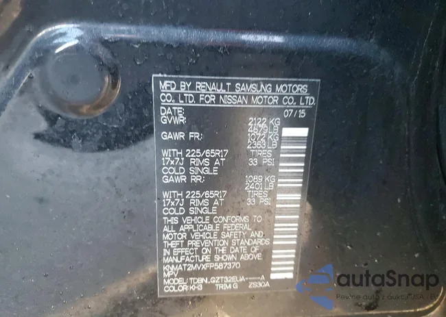 KNMAT2MVXFP587370: 95653175