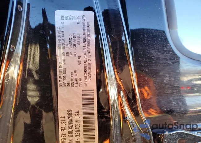 1C4RJXSJ9RW200629: 98056665