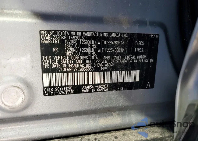 2T3EWRFV7LW056853: 73228915