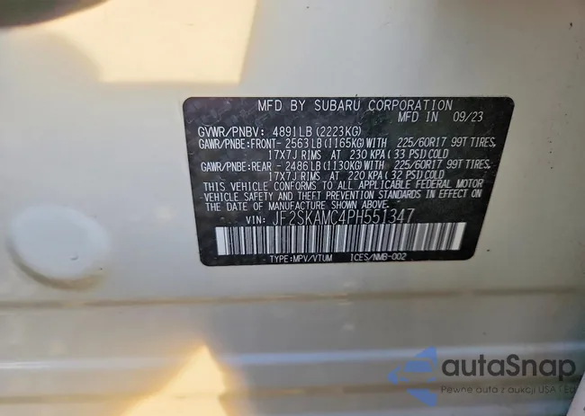 JF2SKAMC4PH551347: 97358105