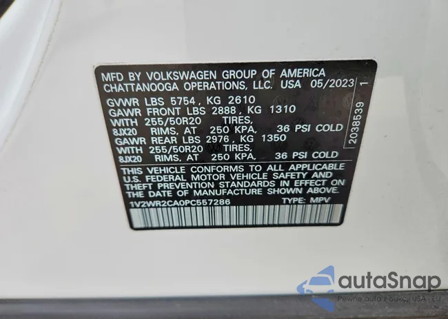 1V2WR2CA0PC557286: 75546325