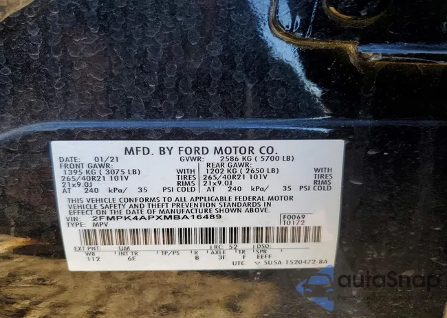 2FMPK4APXMBA16489: 99089575