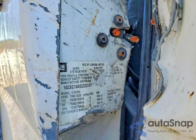 1GCEC14X63Z207471: 72771505