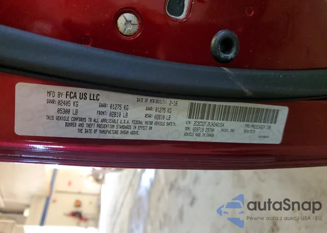 2C3CDZFJ9JH246164: 98866805