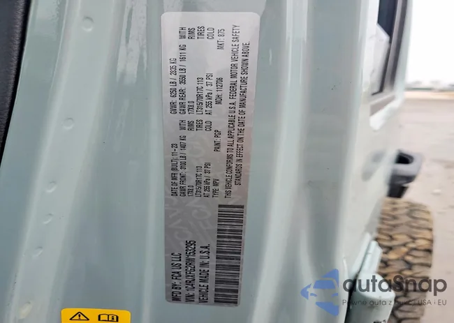 1C4RJXFG2RW153295: 72366945