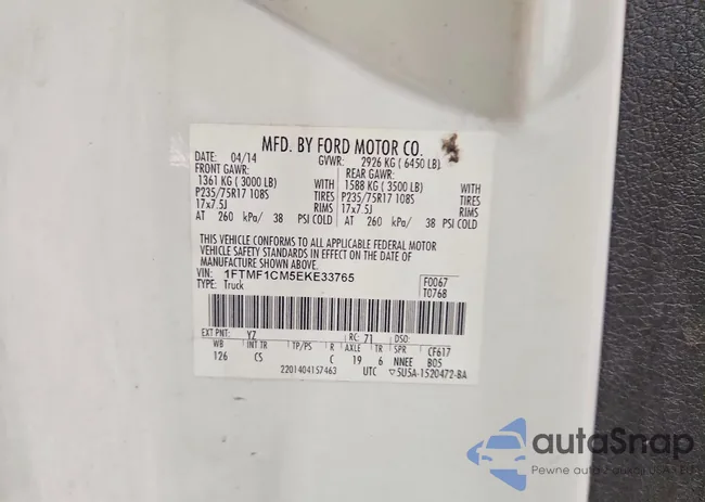 1FTMF1CM5EKE33765: 74217065