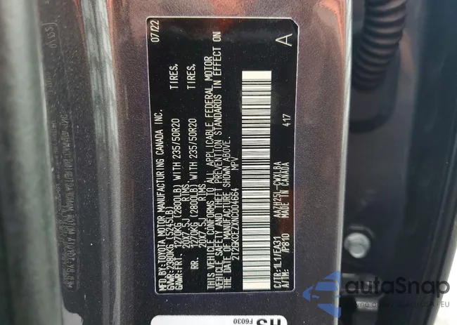 2T2GKCEZXNC004664: 72645145