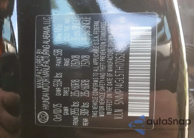 5NMP14GL5TH170524: 72898845