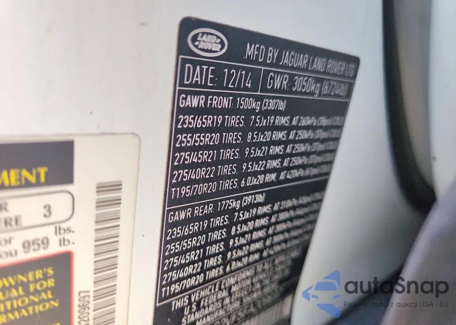 SALGS2VF5FA209697: 98865215