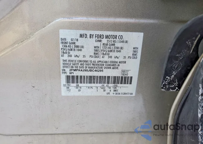 2FMPK4J90JBC46295: 73237135