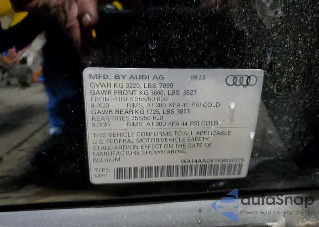 WA14AAGE1RB035129: 99577915