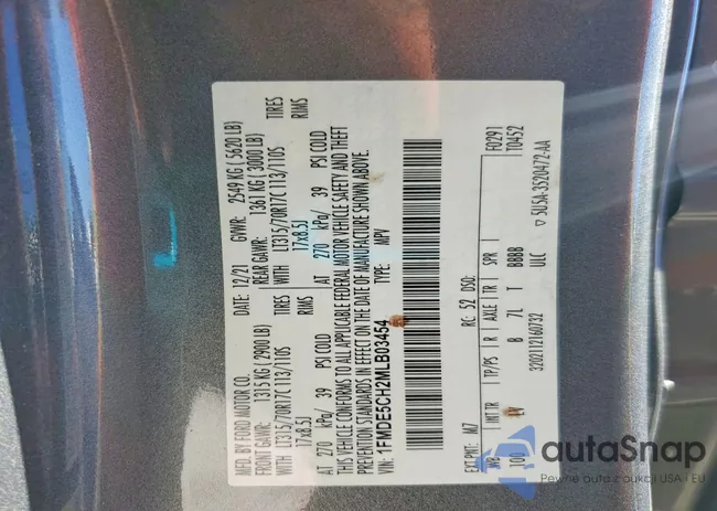 1FMDE5CH2MLB03454: 97776005