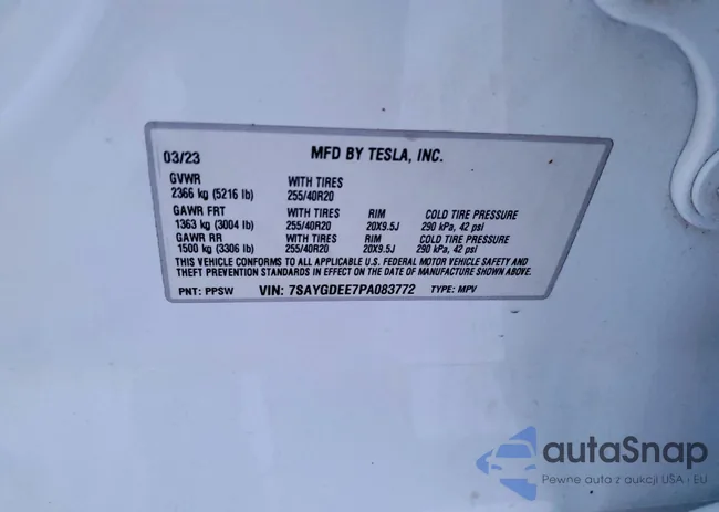 7SAYGDEE7PA083772: 98663205