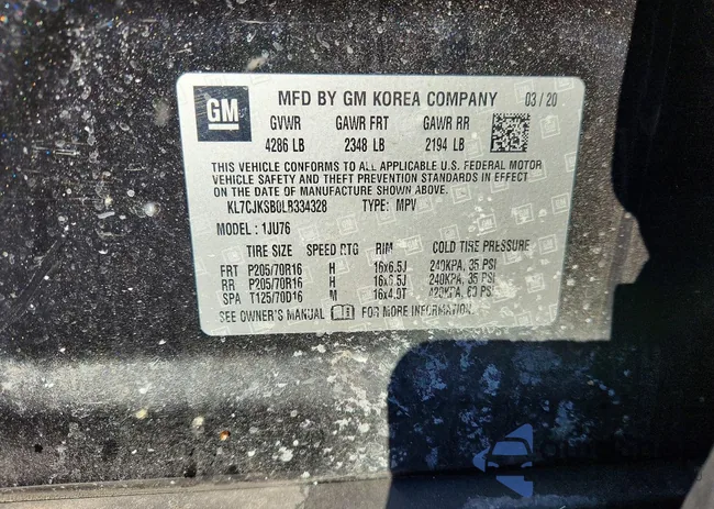 KL7CJKSB0LB334328: 73398755