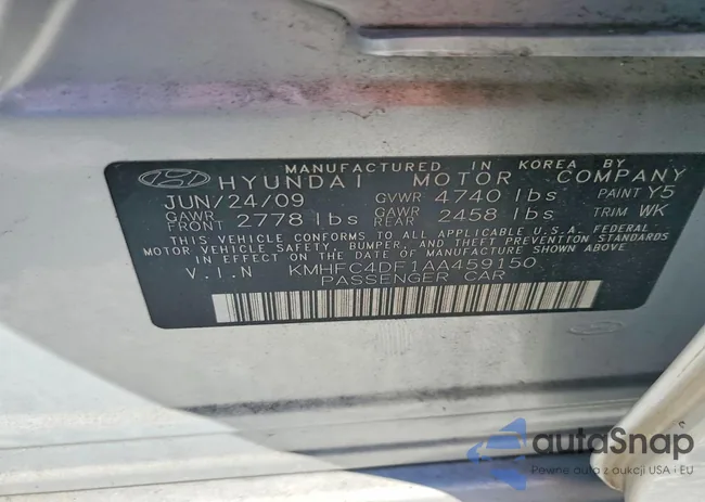 KMHFC4DF1AA459150: 75237235