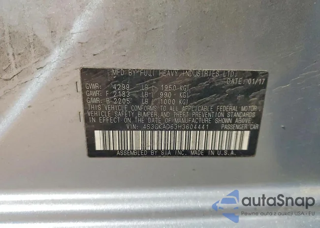 4S3GKAD63H3604441: 73448105