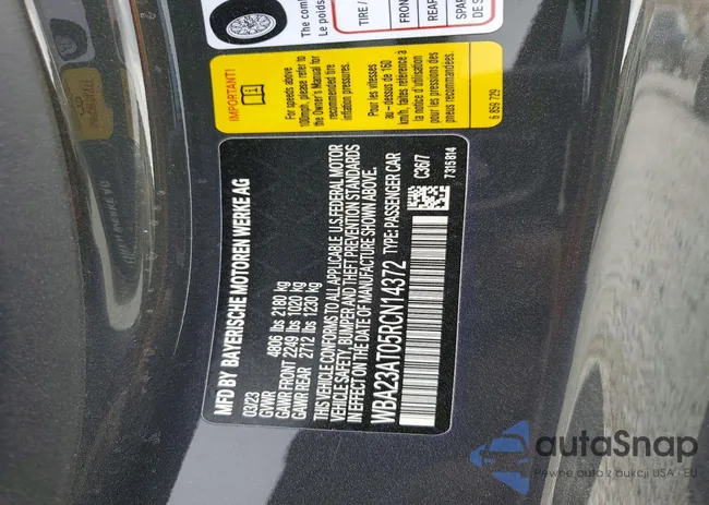 WBA23AT05RCN14372: 72614955