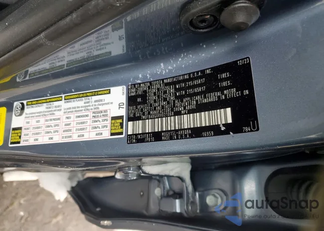 7MUFBABGXRV021068: 75058255