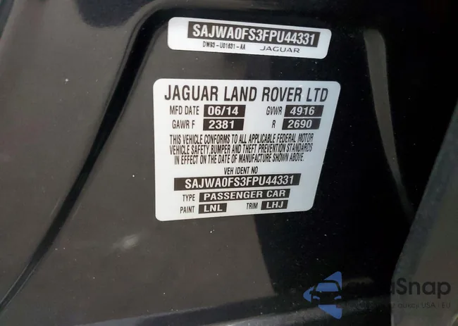 SAJWA0FS3FPU44331: 75372515