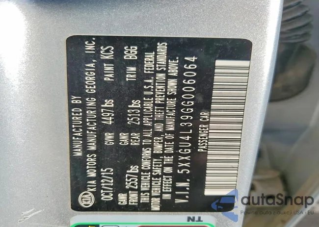 5XXGU4L39GG006064: 75486595