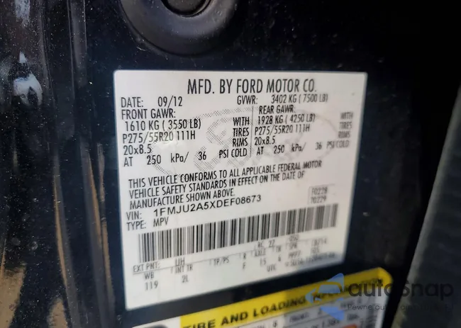 1FMJU2A5XDEF08673: 72354495