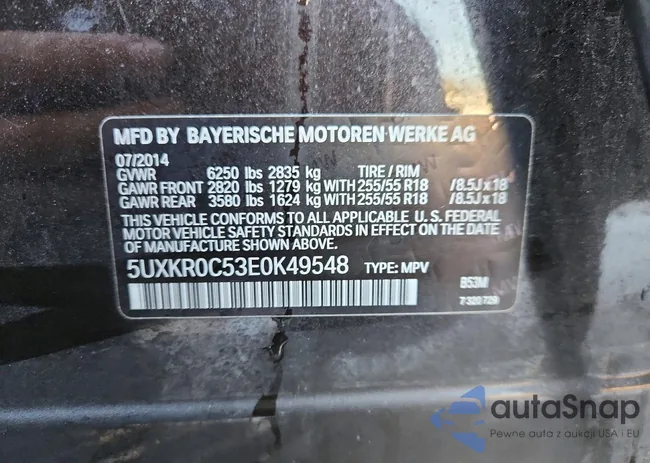 5UXKR0C53E0K49548: 99691885