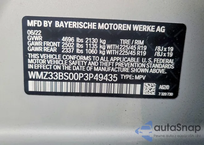 WMZ33BS00P3P49435: 73922475