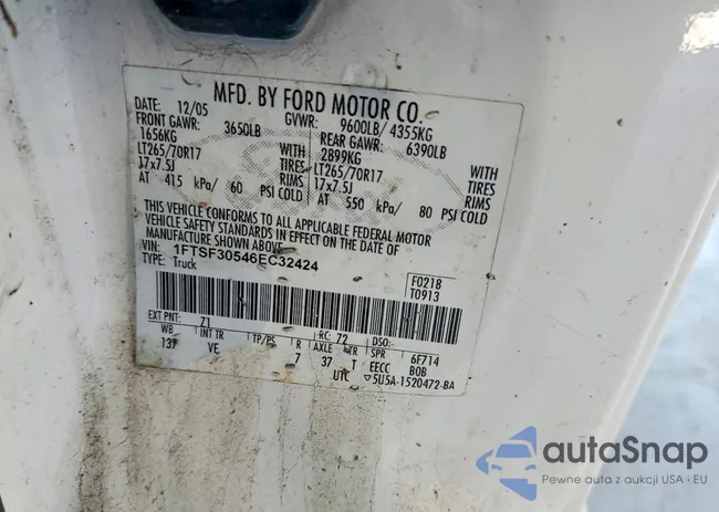 1FTSF30546EC32424: 73051865