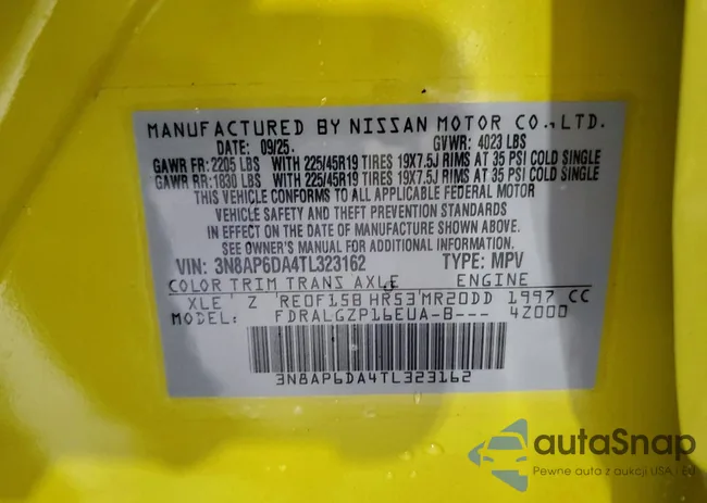 3N8AP6DA4TL323162: 74102905