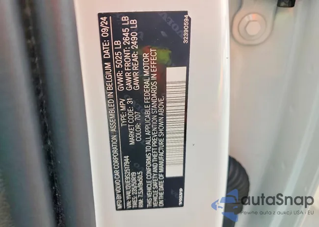 YV4L12UE9S2517944: 99903805