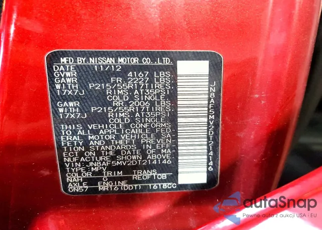 JN8AF5MV2DT214146: 72239495