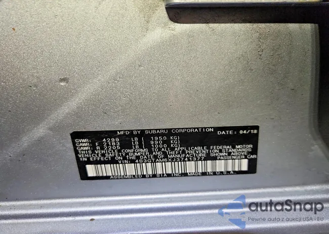 4S3GTAM6XJ3741377: 74562255