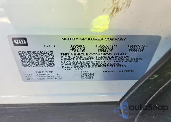 KL79MMS26RB031785: 74983915