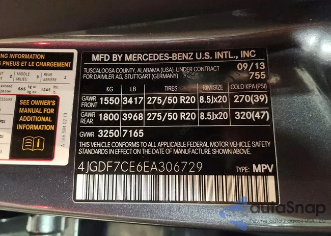 4JGDF7CE6EA306729: 72390505