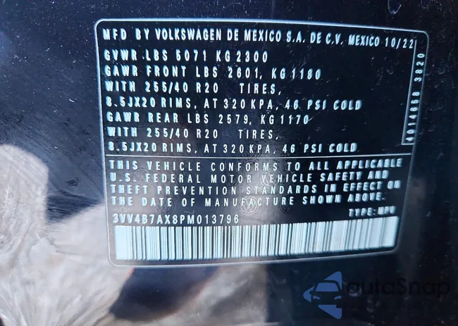 3VV4B7AX8PM013796: 72828605