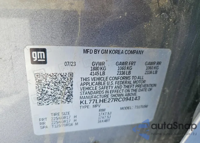 KL77LHE27RC094143: 74739045