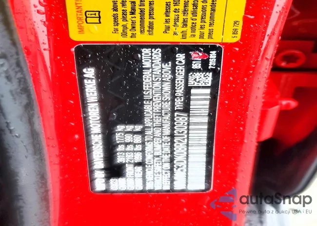 WMW53DK08R2U30987: 95994445