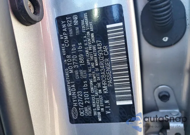 KMHRC8A34RU293487: 98050855