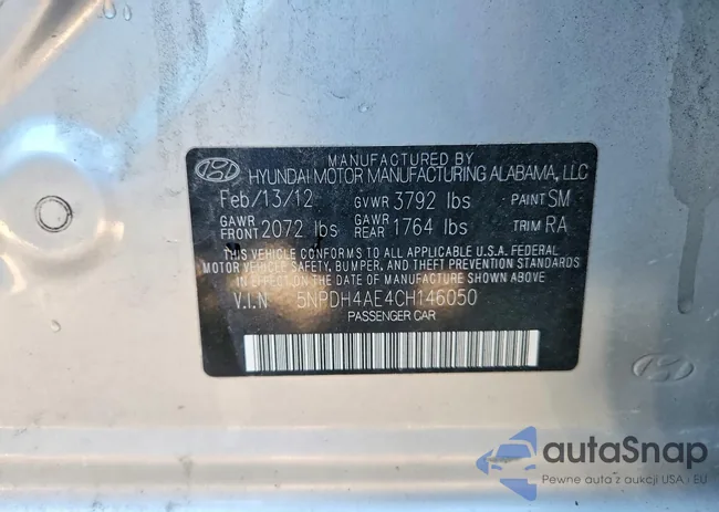 5NPDH4AE4CH146050: 72606045