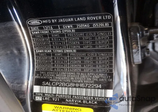 SALCP2BG8HH672294: 72485875